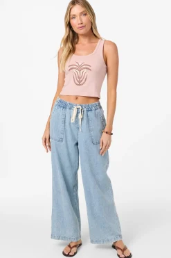 Palm Sun Scoop Neck Tank