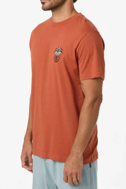 Palm Throne Classic Tee Standard Fit Tee - Chutney | O'Neill