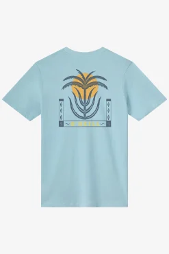 Palm Throne Classic Tee Standard Fit Tee - Stone Blue | O'Neill