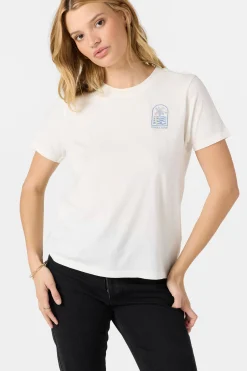 Palm Tree Shore Tee - Winter White | O'Neill