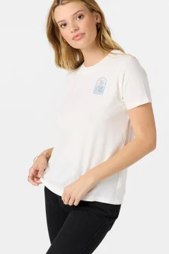 Palm Tree Shore Tee - Winter White | O'Neill