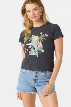 Parrot Drift Tee - Washed Black | O'Neill