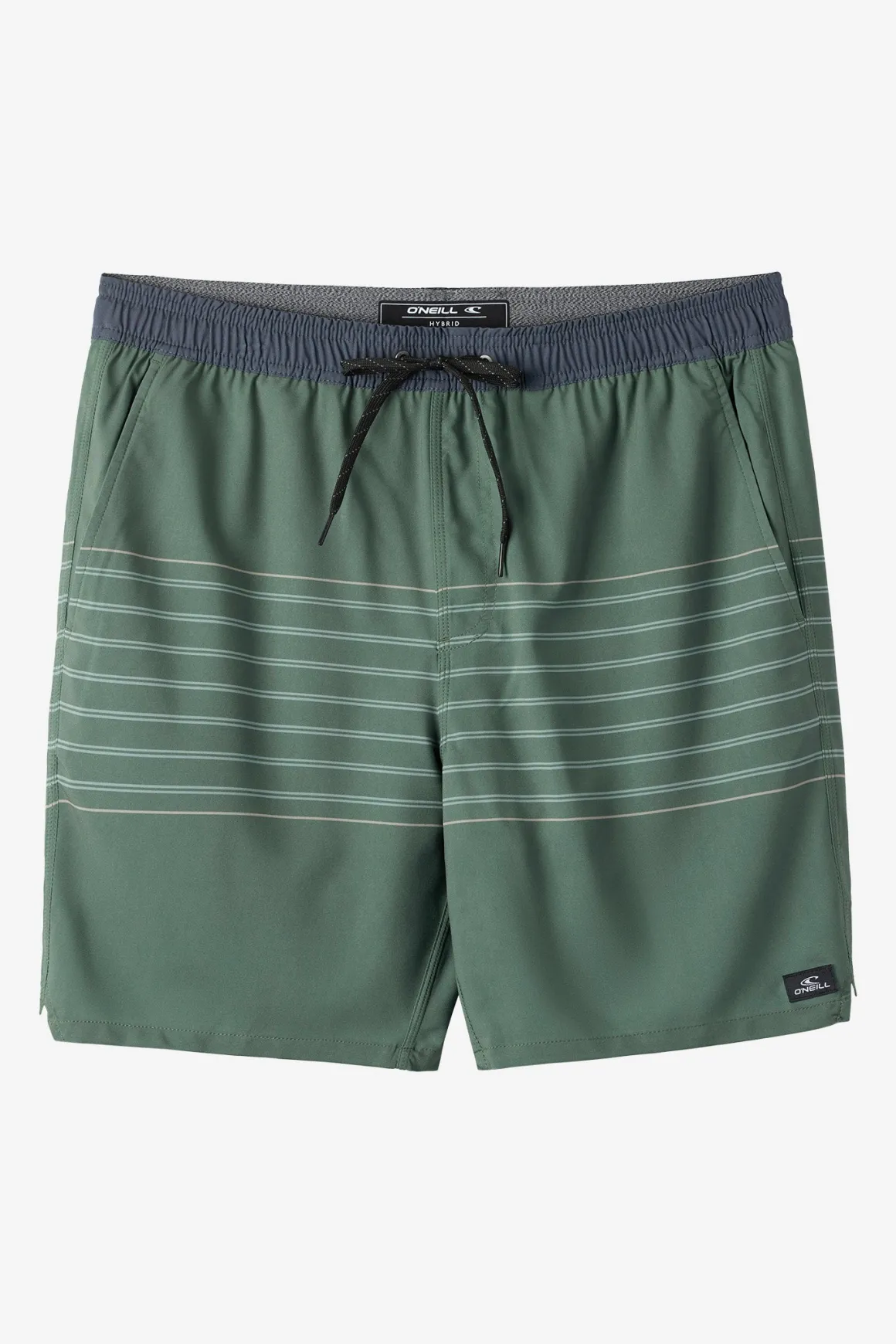 Perform Light Lined Elastic Waist 17" Hybrid Shorts - Dark Olive | O'Neill