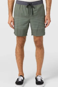 Perform Light Lined Elastic Waist 17" Hybrid Shorts - Dark Olive | O'Neill