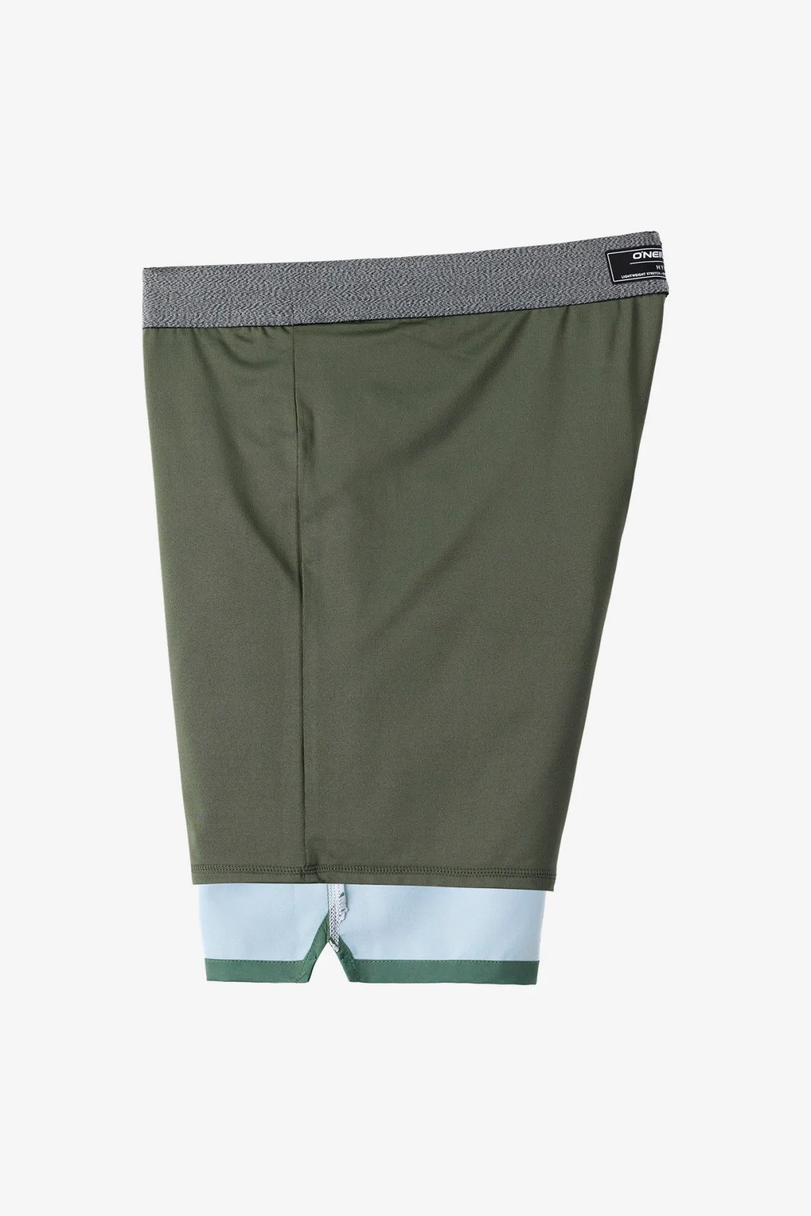 Perform Light Lined Elastic Waist 17" Hybrid Shorts - Dark Olive | O'Neill