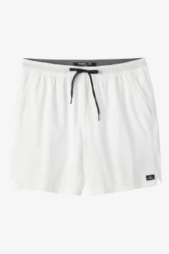 Perform Light Lined Elastic Waist 17" Hybrid Shorts - White | O'Neill
