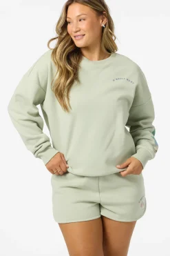Petal Oversized Crew Neck Fleece