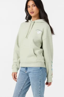 Petal Relaxed Hoodie Pullover Fleece - Desert Sage | O'Neill