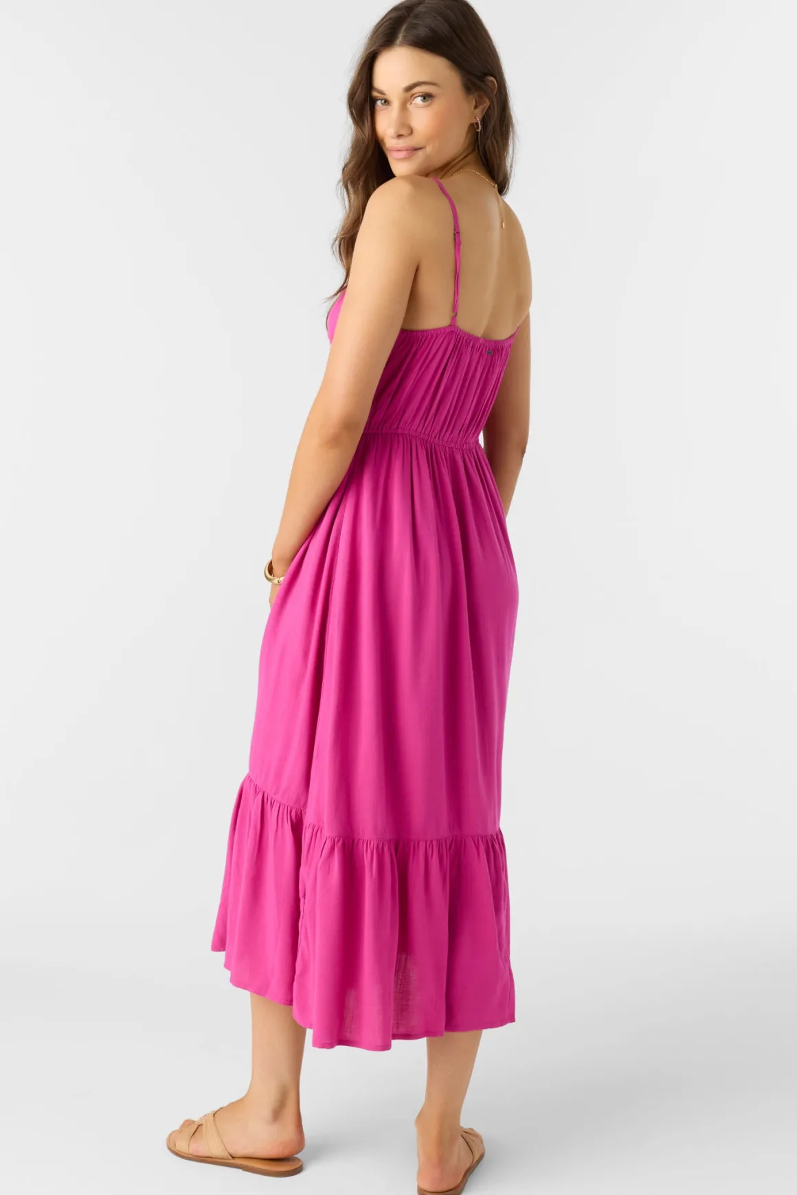 Pilar Midi Dress - Fuchsia | O'Neill