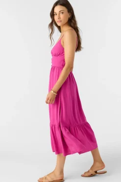 Pilar Midi Dress - Fuchsia | O'Neill