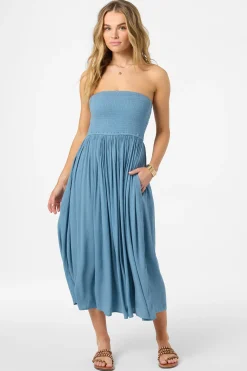Piper Dress Midi Dress - Provincial Blue | O'Neill