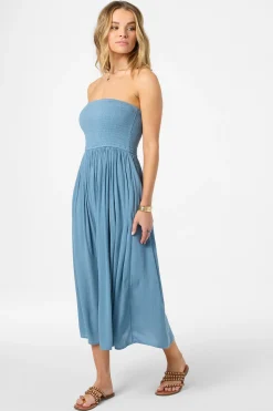 Piper Dress Midi Dress - Provincial Blue | O'Neill