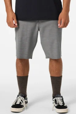 Portola Slub Check 20"'' Hybrid Shorts - Gargoyle | O'Neill