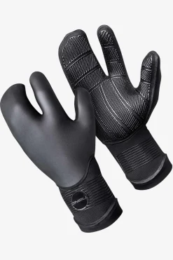 Psycho Tech 5MM Lobster Gloves - Black | O'Neill