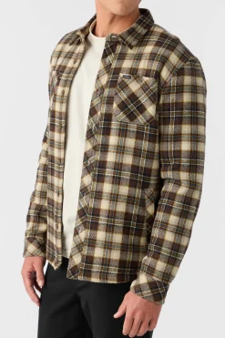 Redmond High Pile Jacket - Lt Khaki | O'Neill