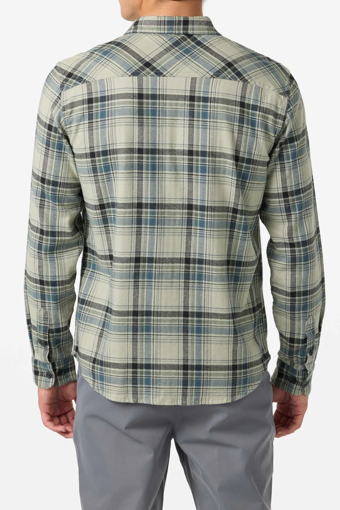 Redmond Plaid Flannel Standard Fit Long Sleeve Shirt - Sage | O'Neill