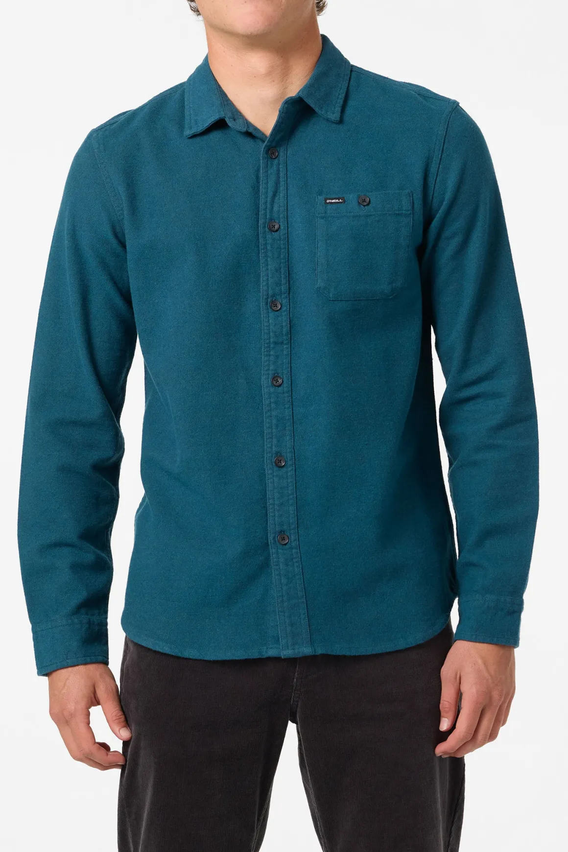 Regent Flannel Standard Fit Long Sleeve Shirt - Dark Slate | O'Neill