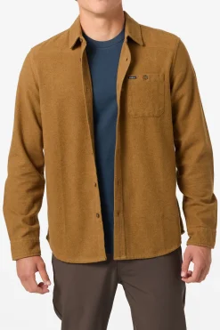 Regent Flannel Standard Fit Long Sleeve Shirt - Dark Khaki | O'Neill