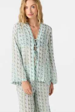 Regina Hoodie Printed Top - Starlight Blue | O'Neill