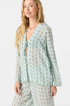 Regina Hoodie Printed Top - Starlight Blue | O'Neill