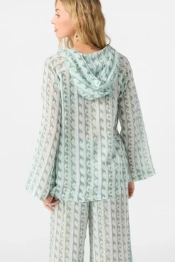 Regina Hoodie Printed Top - Starlight Blue | O'Neill