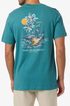 Relax Classic Tee Standard Fit Tee - Hydro | O'Neill