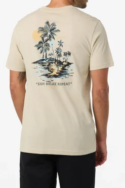 Relax Classic Tee Standard Fit Tee - Lt Khaki | O'Neill