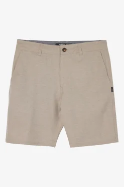 Reserve Light Check 21" Hybrid Shorts - Dark Khaki | O'Neill