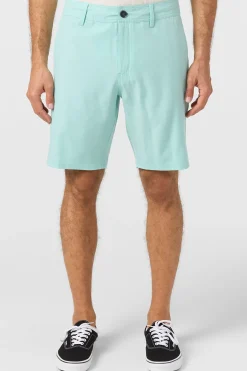 Reserve Light Check 19" Hybrid Shorts - Pastel Turquoise | O'Neill