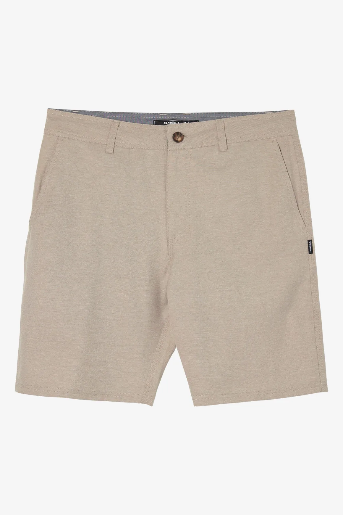 Reserve Light Check 19" Hybrid Shorts - Dark Khaki | O'Neill