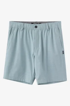 Reserve Light Check Elastic Waist 18"'' Hybrid Shorts - Stone Blue | O'Neill