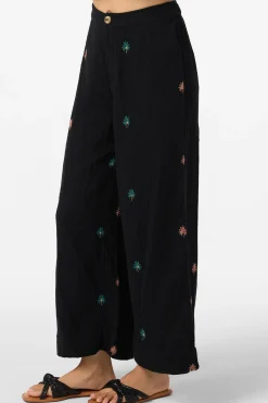 Rhodes Palm Beach Pants - Black | O'Neill