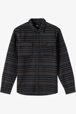 Richmond Flannel Ls Shirt Standard Fit Long Sleeve Shirt - Graphite | O'Neill