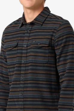 Richmond Flannel Ls Shirt Standard Fit Long Sleeve Shirt - Graphite | O'Neill