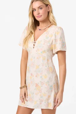Robin Floral Mini Dress Short Dress - Tapioca | O'Neill