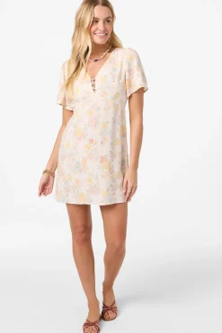 Robin Floral Mini Dress Short Dress - Tapioca | O'Neill