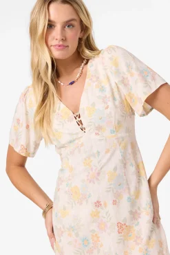 Robin Floral Mini Dress Short Dress - Tapioca | O'Neill