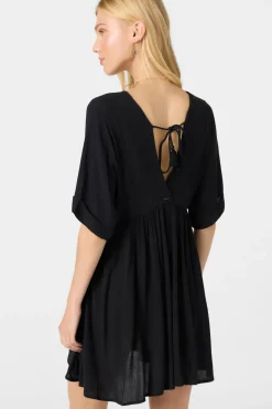 Rosemary Short Dress - Black | O'Neill
