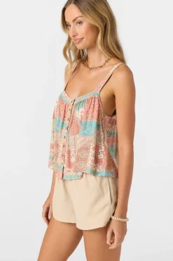 Roslyn Sleeveless Top - Multi Clr | O'Neill