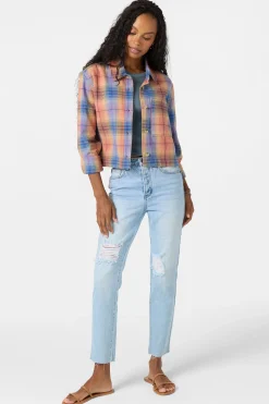 Roy Flannel Long Sleeve Top