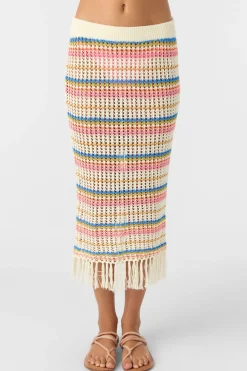 Ryan Stripe Skirt - Vanilla | O'Neill