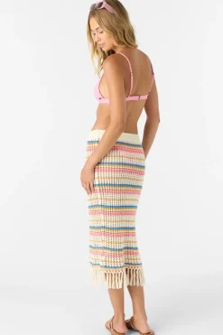 Ryan Stripe Skirt - Vanilla | O'Neill