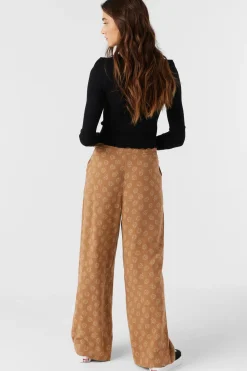 Rylan Velley Floral Beach Pants - Tobacc Brw | O'Neill