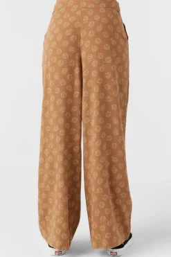 Rylan Velley Floral Beach Pants - Tobacc Brw | O'Neill