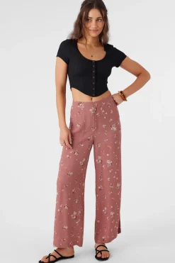 Rylan Venus Ditsy Beach Pants - Burlwood | O'Neill