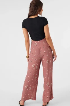 Rylan Venus Ditsy Beach Pants - Burlwood | O'Neill