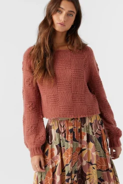 Sacha Long Sleeve Sweater - Cedar Wood | O'Neill