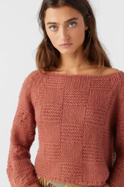 Sacha Long Sleeve Sweater - Cedar Wood | O'Neill
