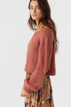 Sacha Long Sleeve Sweater - Cedar Wood | O'Neill