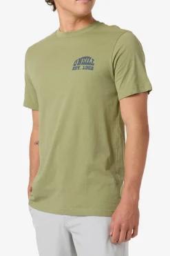 Saddle Up Classic Tee Standard Fit Tee - Oil Green | O'Neill